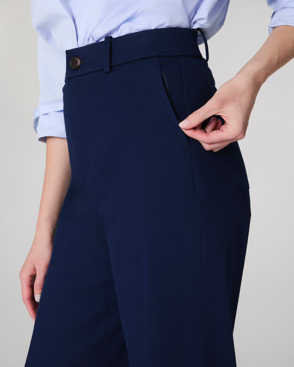 Stretch Twill Wide Leg Pant(Buy 2 Free Shipping)