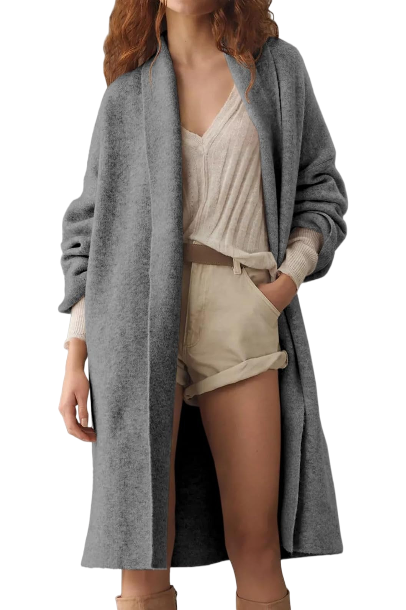 Longline Cardigan Sweater