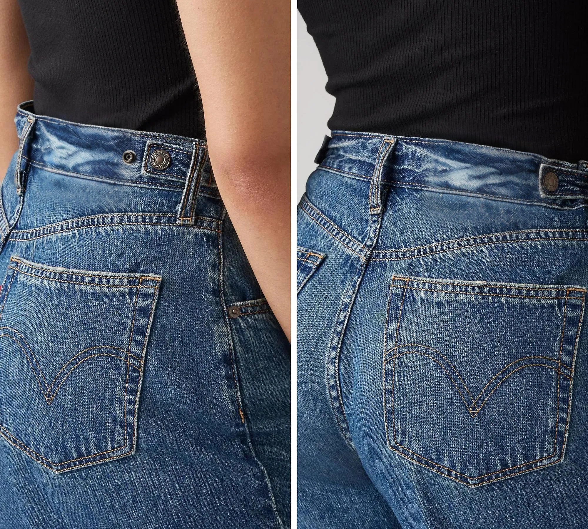 Levi Adjustable Wedgie Bootcut Women's Jeans (Buy 2 Free Shipping)