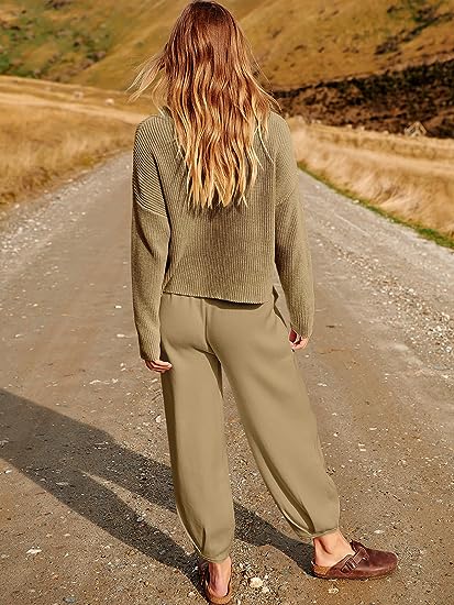 Fall Knit Top Sweater Set(Buy 2 Free Shipping)