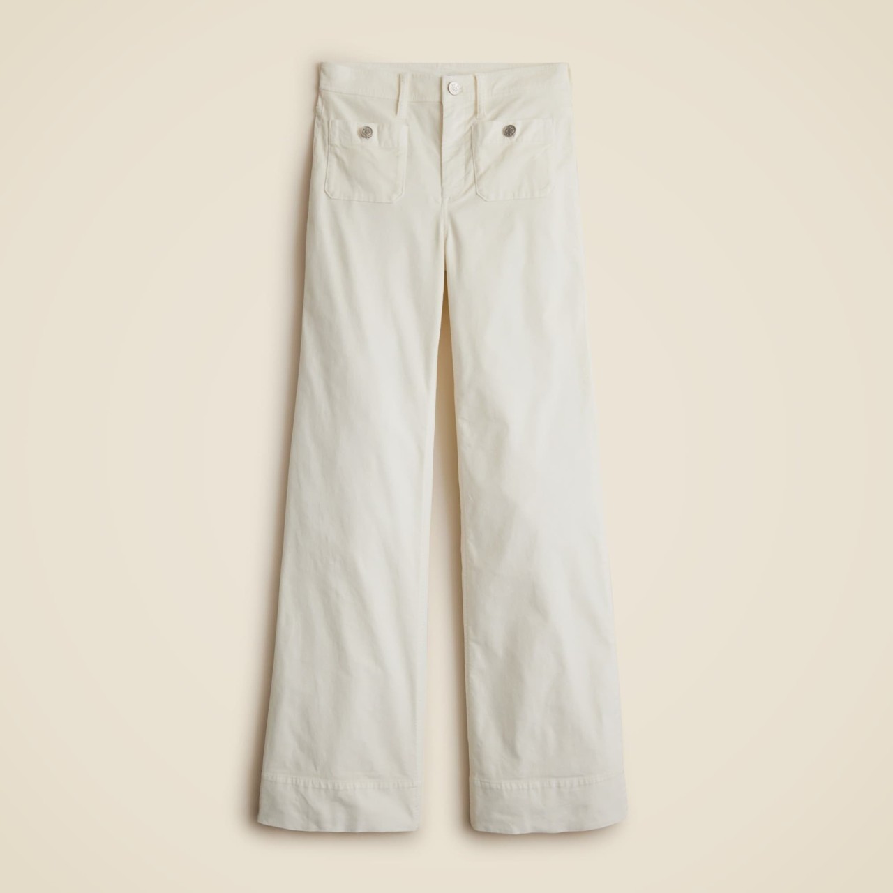 Wide Leg Velvet Sailor Trouser (Buy 2 Free Shipping)