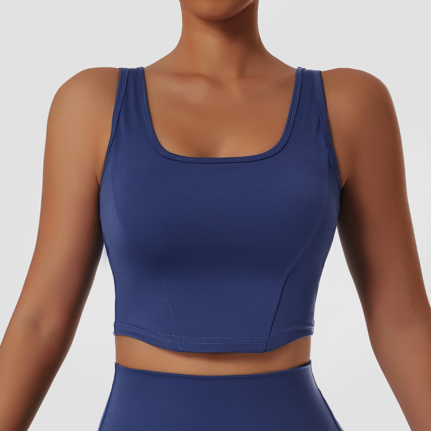 Seamless Yoga Set Women Summer Vest Top Gym Sport Bra High Waist Tight Leggings Push Up Fitness Suit Shorts Sets