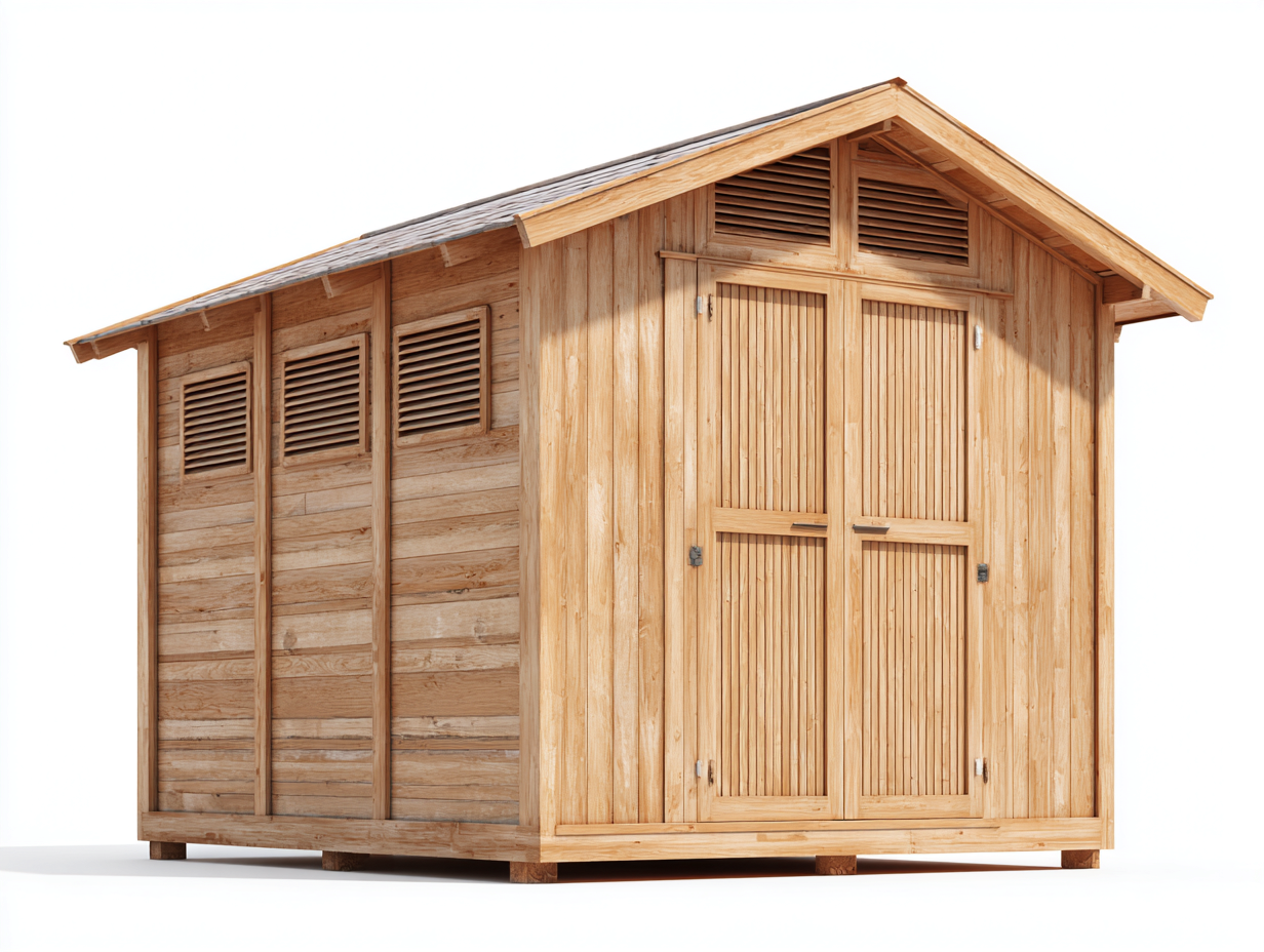 Gartenhäuser-Holz-300x210x245 cm-Naturholz-rustikaler Stil-Notalycasa