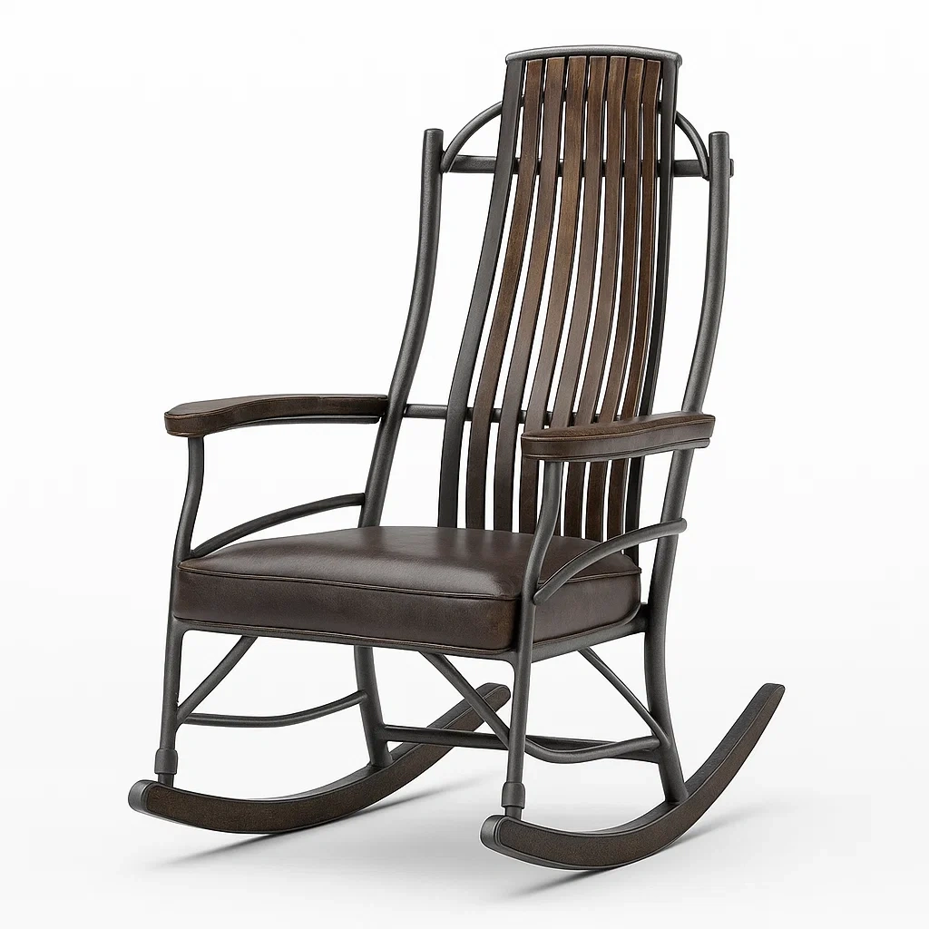 Meubles de salon,Chaise a bascule-Decormino