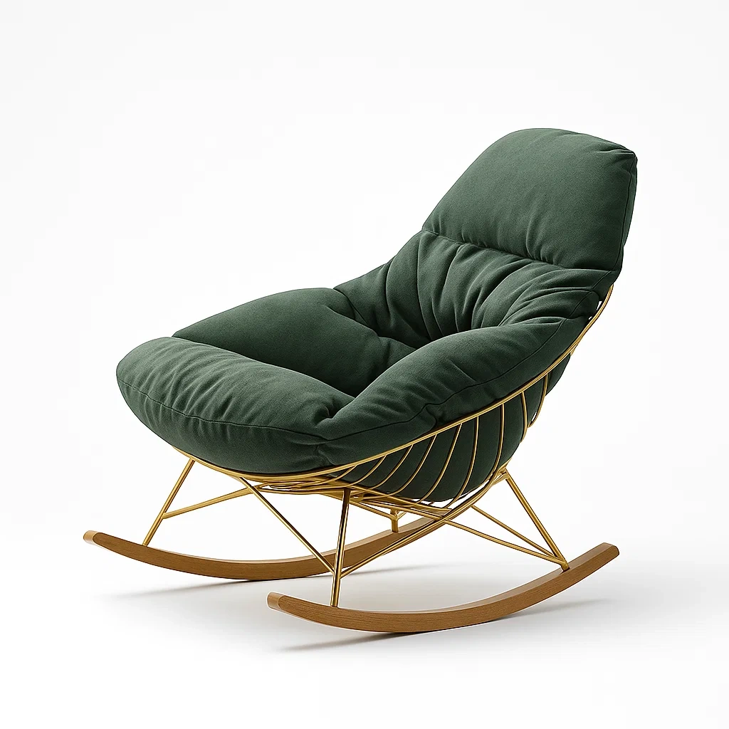 Meubles de salon,Chaise a bascule-Decormino