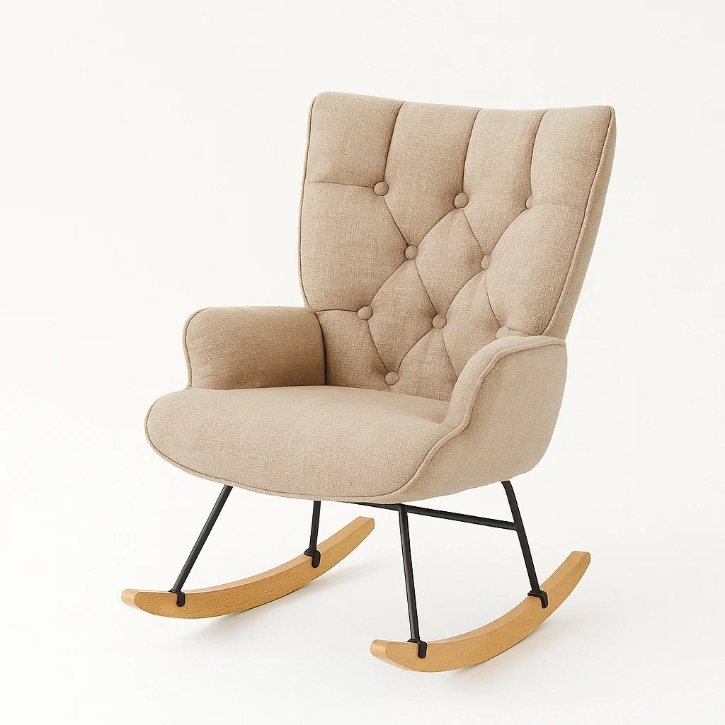 Meubles de salon,Chaise a bascule-Decormino