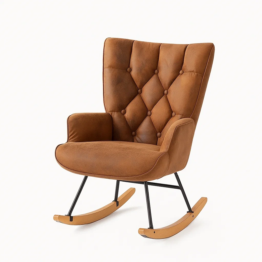 Meubles de salon,Chaise a bascule-Decormino
