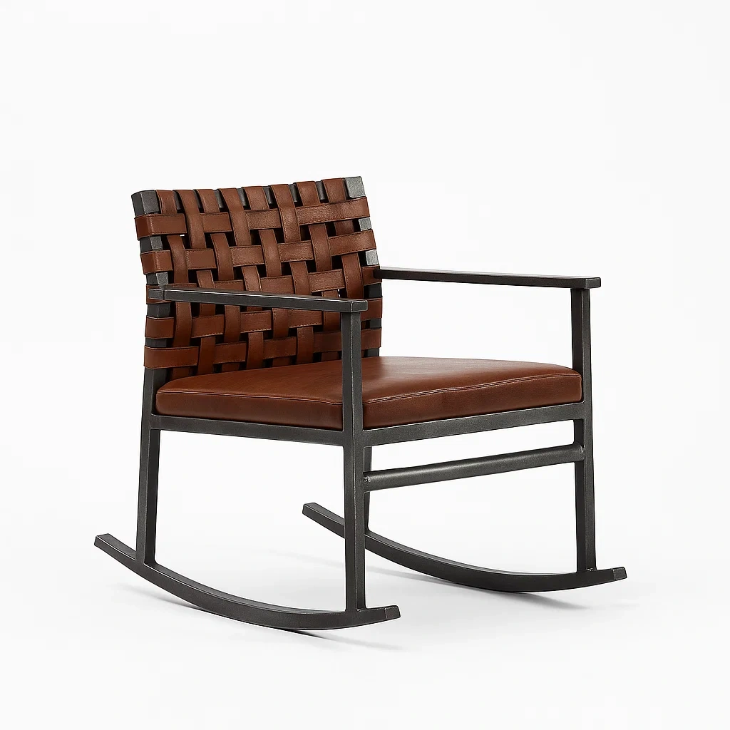 Meubles de salon,Chaise a bascule-Decormino