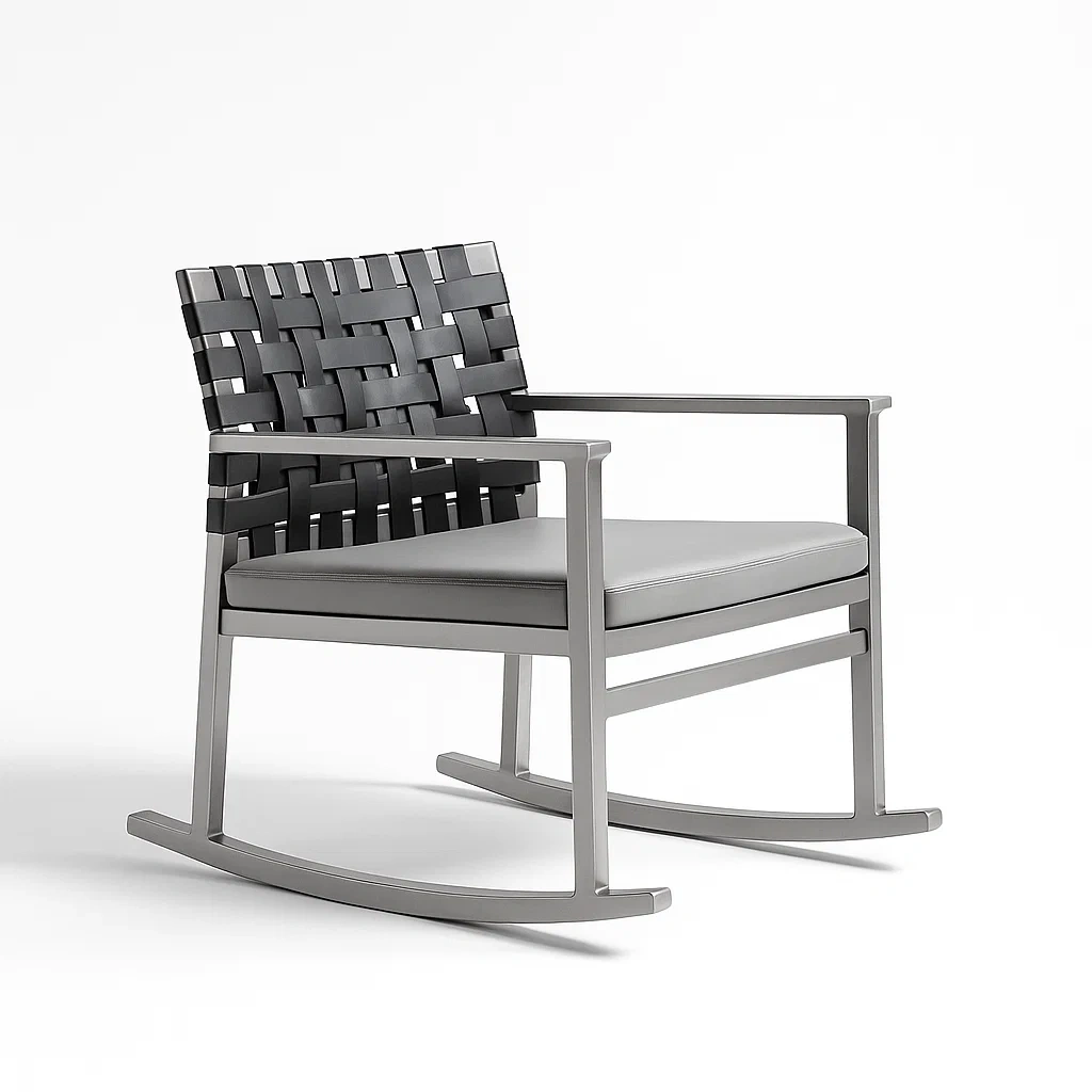 Meubles de salon,Chaise a bascule-Decormino