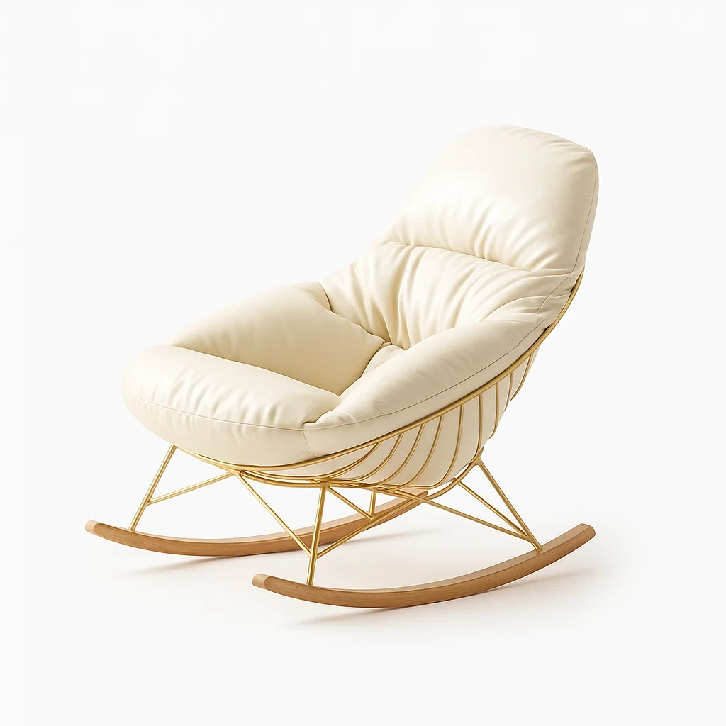 Meubles de salon,Chaise a bascule-Decormino