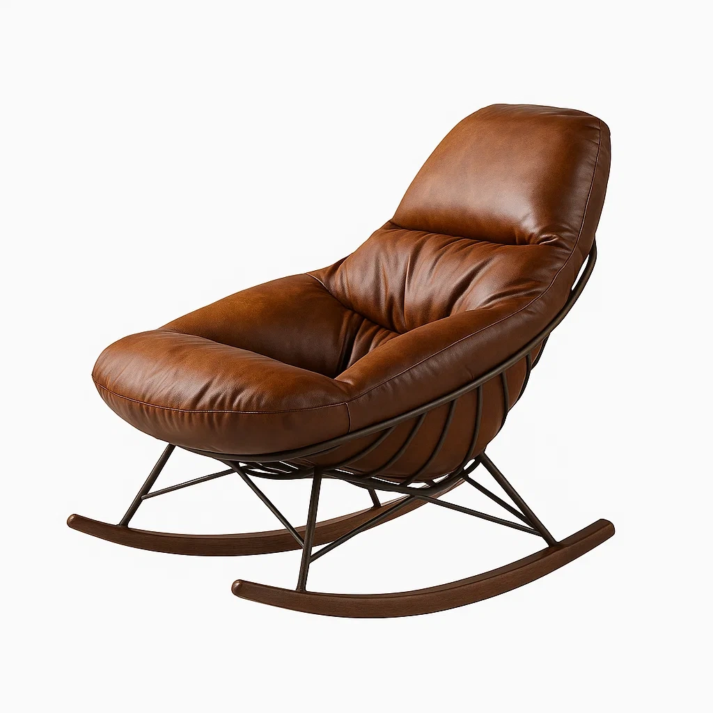 Meubles de salon,Chaise a bascule-Decormino