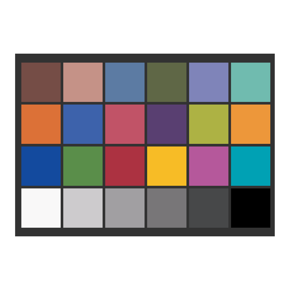 24 ColorChecker Classic Charts