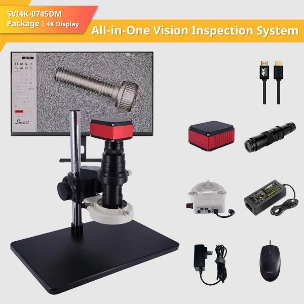Hệ thống kiểm tra hình ảnh thông minh SVI4K-0745 không cần thiết lập máy tính | Oklab®️