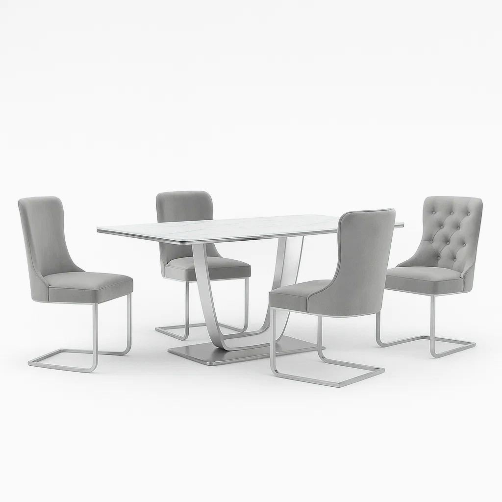 Meubles de salle a manger,Ensemble table et chaises-COZYVERO