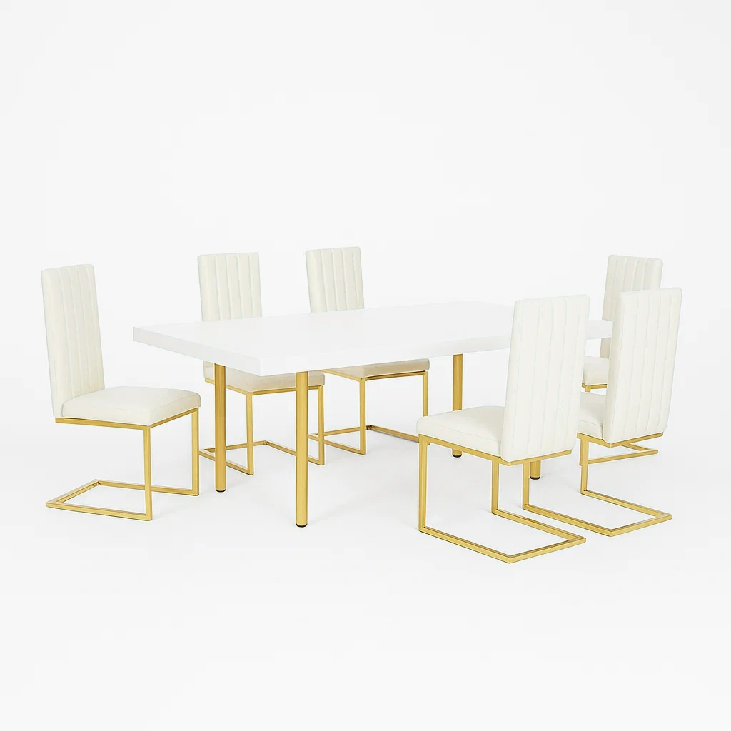 Meubles de salle a manger,Ensemble table et chaises-COZYVERO