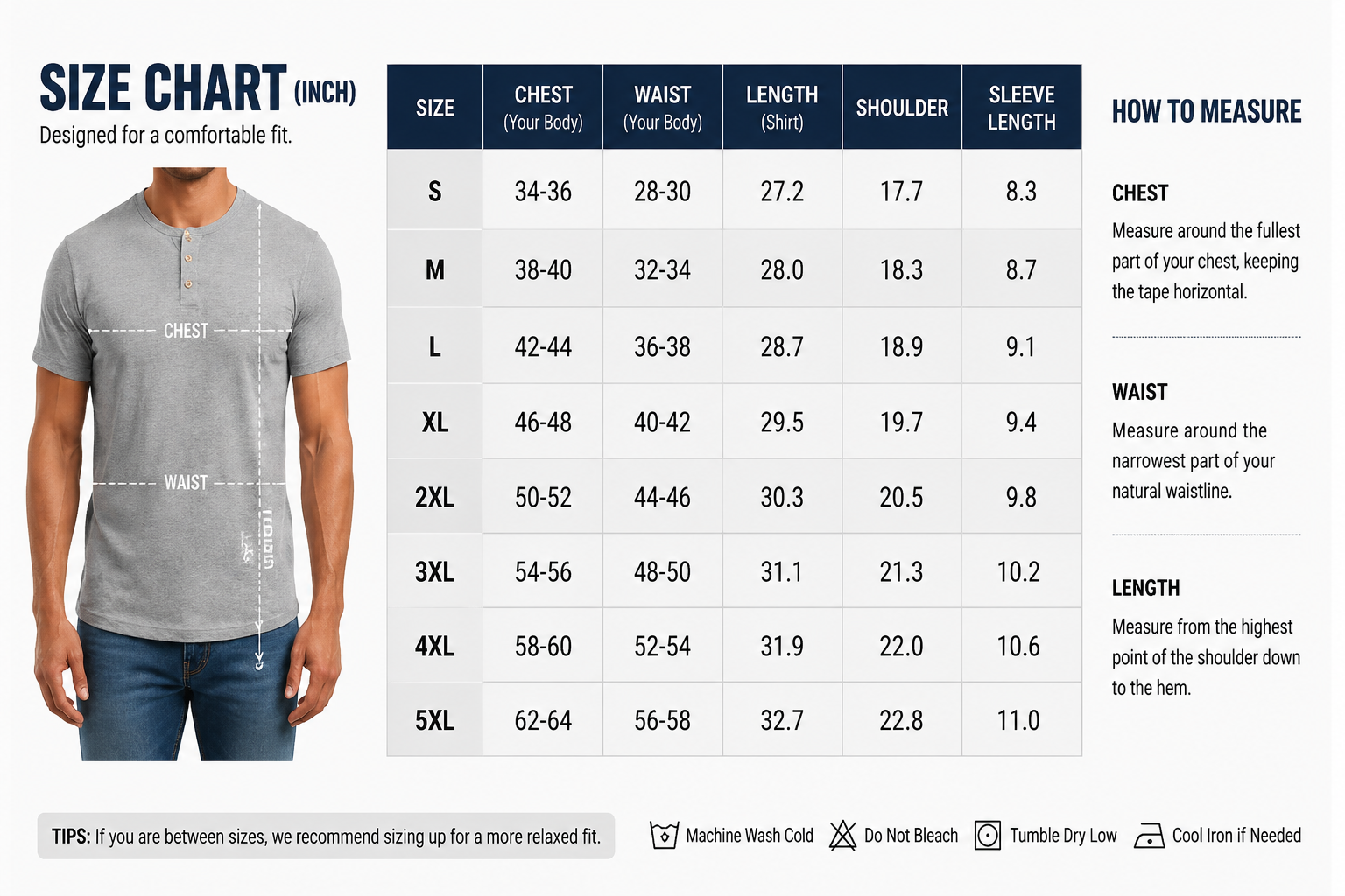 Men's Short Sleeve Henley Shirts Multi-Pack