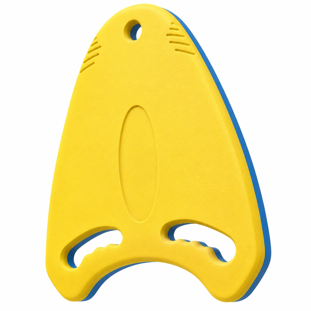 Planche de natation flottante - Jaune et Bleu-FURNIAMIRAE