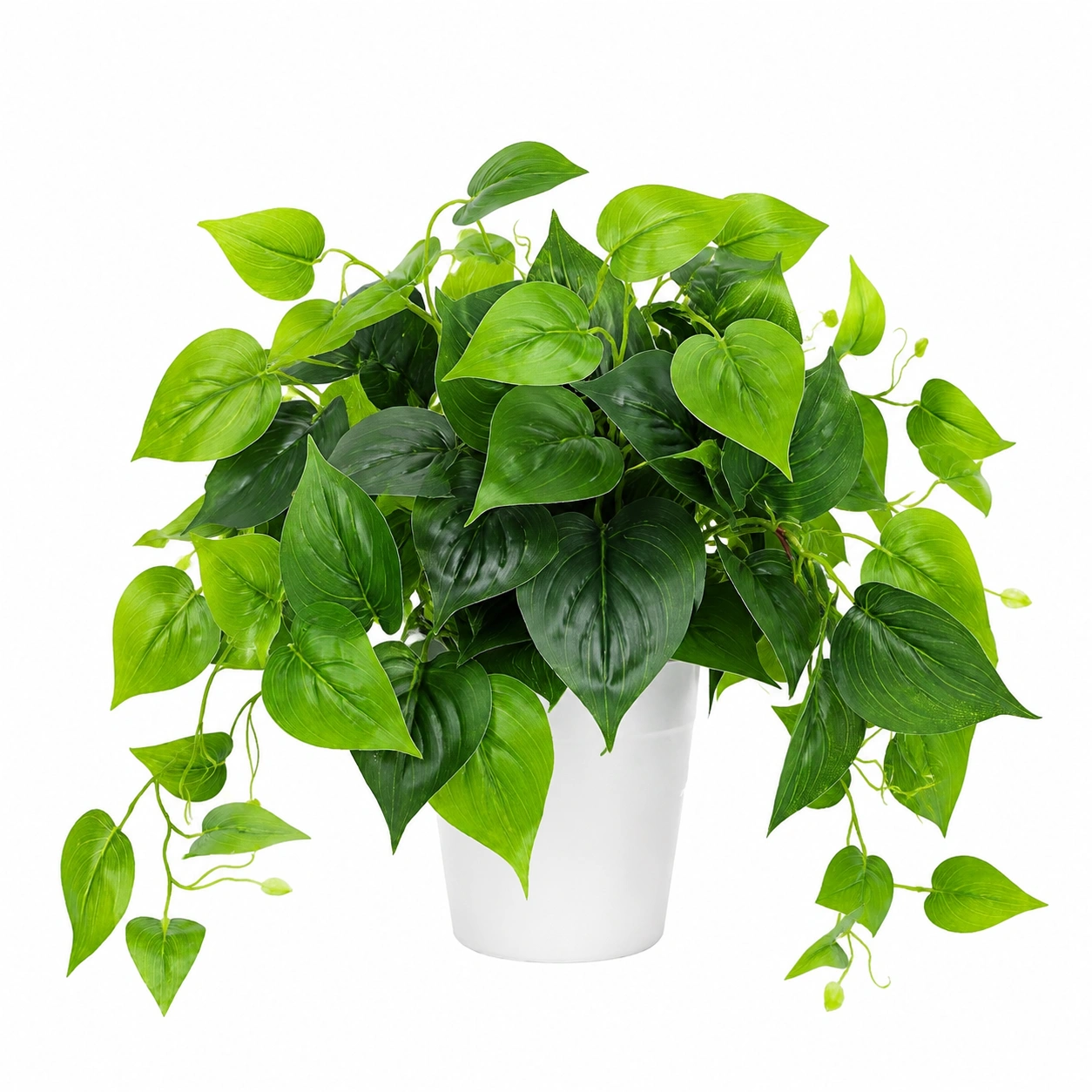Plante Verte Artificielle en Pot 40 cm pour Décoration Intérieure-FURNIAMIRAE