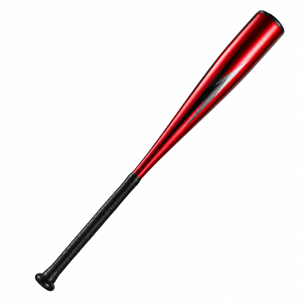 Batte de baseball en alliage rouge avec poignée noire-FURNIAMIRAE