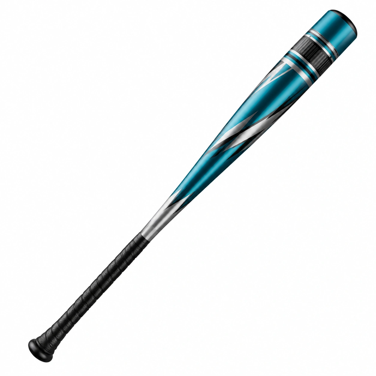Batte de baseball bleu-noir en aluminium avec poignée antidérapante-FURNIAMIRAE