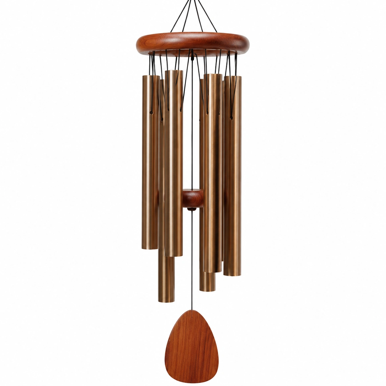 Carillon éolien en bronze et bois pour extérieur-FURNIAMIRAE