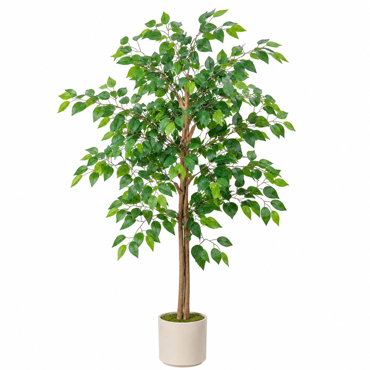 Arbre Artificiel Vert avec Pot en Céramique 160 cm-HOMEELARO