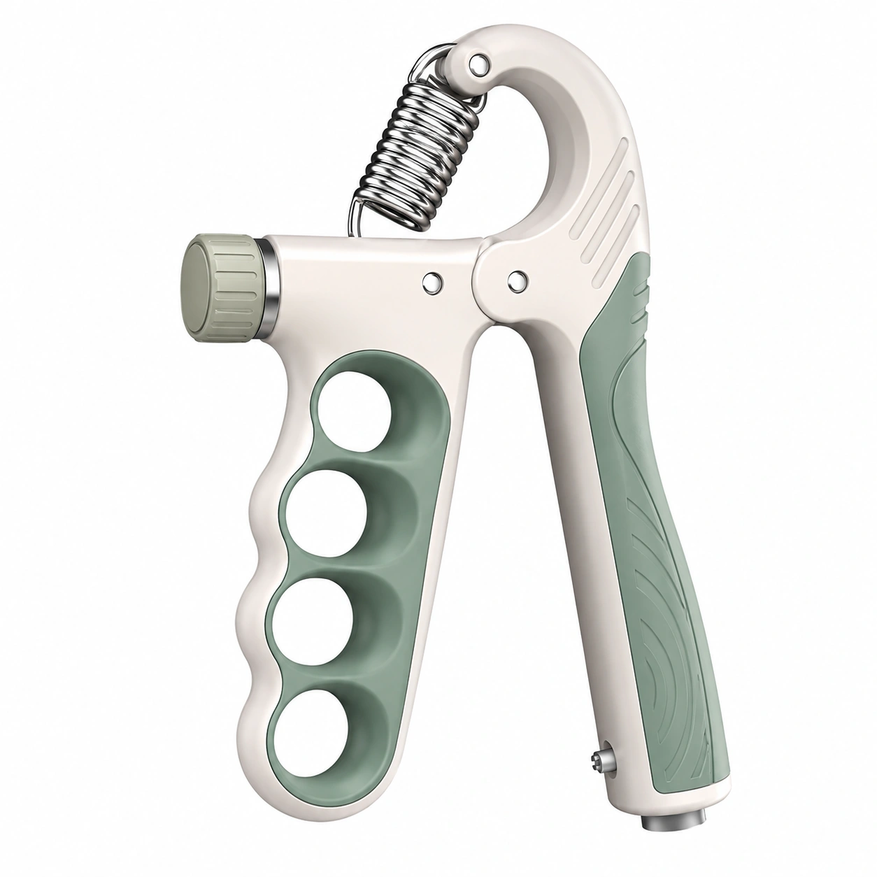 Poignée de Musculation Réglable Résistance 5-60kg Blanc/Vert-HOMEELARO