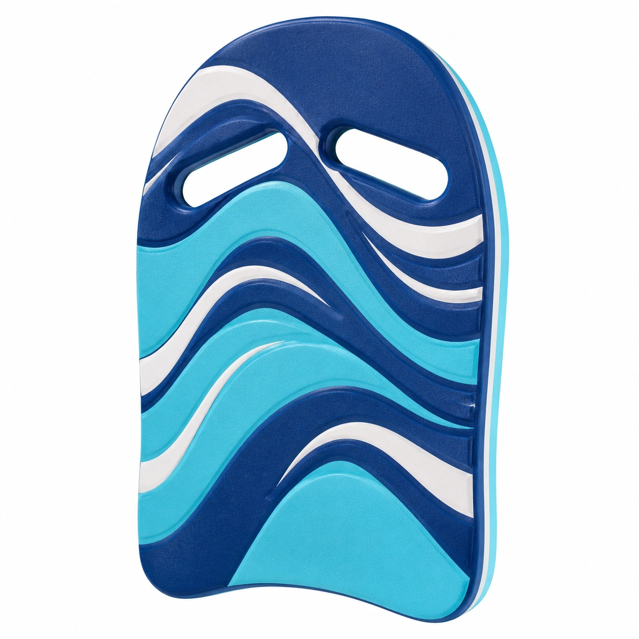 Planche de Natation Enfant Bleu à Motif Vagues-HOMEELARO