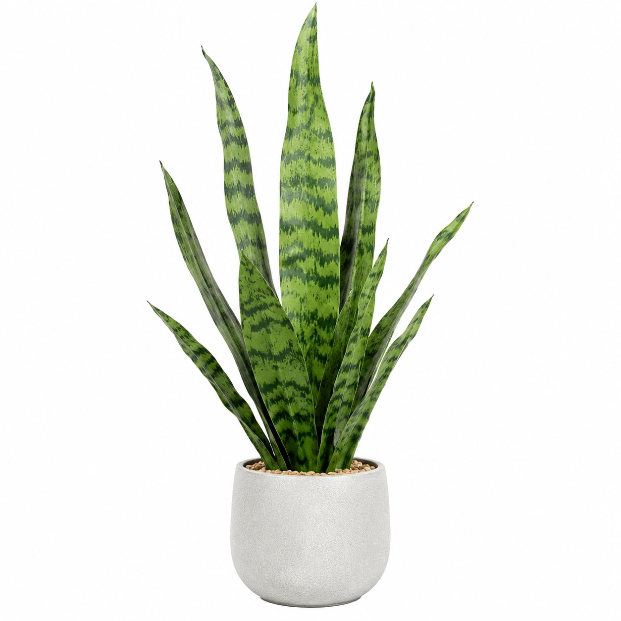 Plante Verte Artificielle avec Pot en Céramique - 90 cm-HOMEELARO
