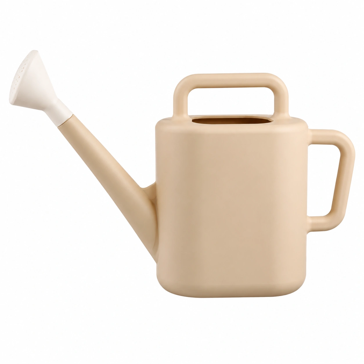Arrosoir ergonomique 5L beige pour jardinage-HOMEELARO