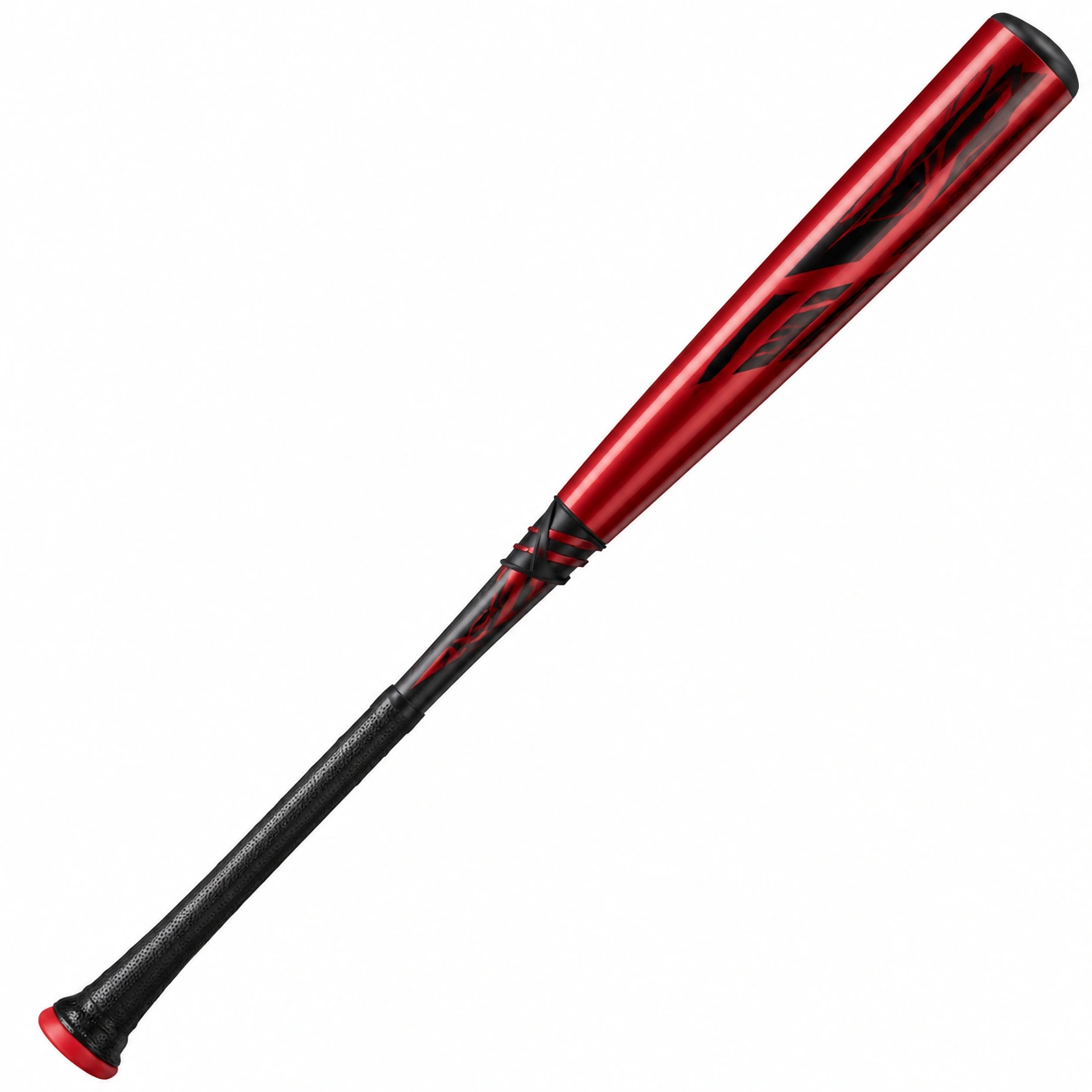 Batte de baseball en aluminium rouge et noir pour adultes-HOMEELARO