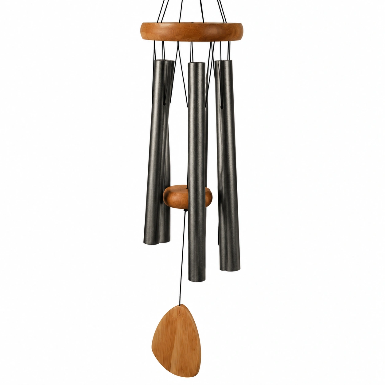 Carillon éolien extérieur métal et bois 80 cm-HOMEELARO
