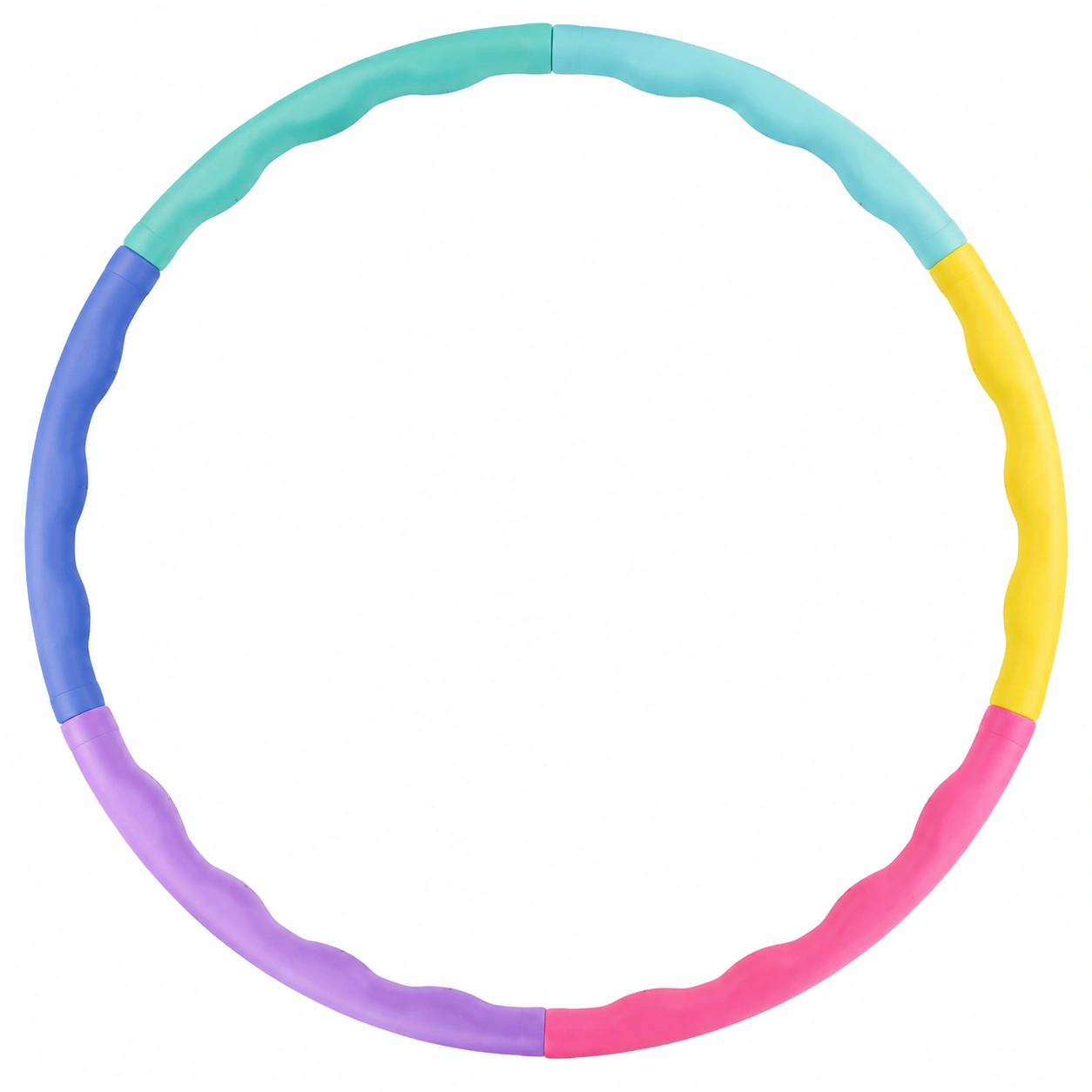 Cerceau de Fitness Multicolore Démontable 100 cm-HOMEELARO