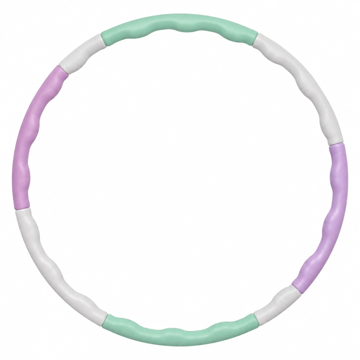 Cercle de Fitness Amovible 100cm Vagues Vert/Mauve-HOMEELARO