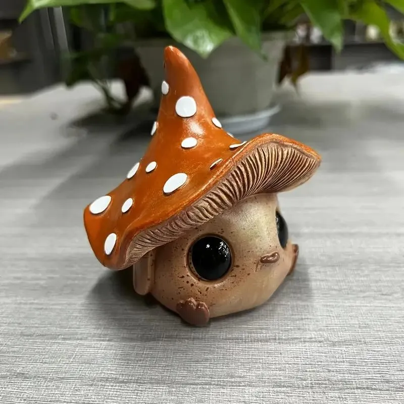 Magic Mushroom Fairy Garden Gnome Statue Resin Handmade Home Garden Decor, Ideal Gift for Christmas Valentine's Day Thanksgiving Magic Mushroom Fairy Garden Gnome Statue Resin Handmade Home Garden Decor, Ideal Gift for Christmas Valentine's Day Thanksgiving