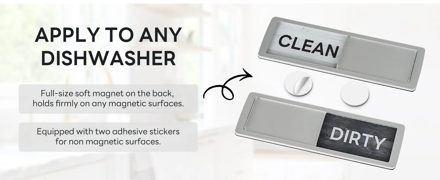 clean dirty magnet for dishwasher funny