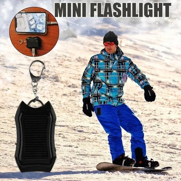 1200mAH Solar Power Bank Keychain