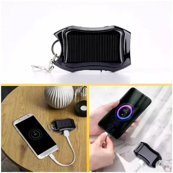 1200mAH Solar Power Bank Keychain