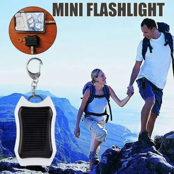 1200mAH Solar Power Bank Keychain