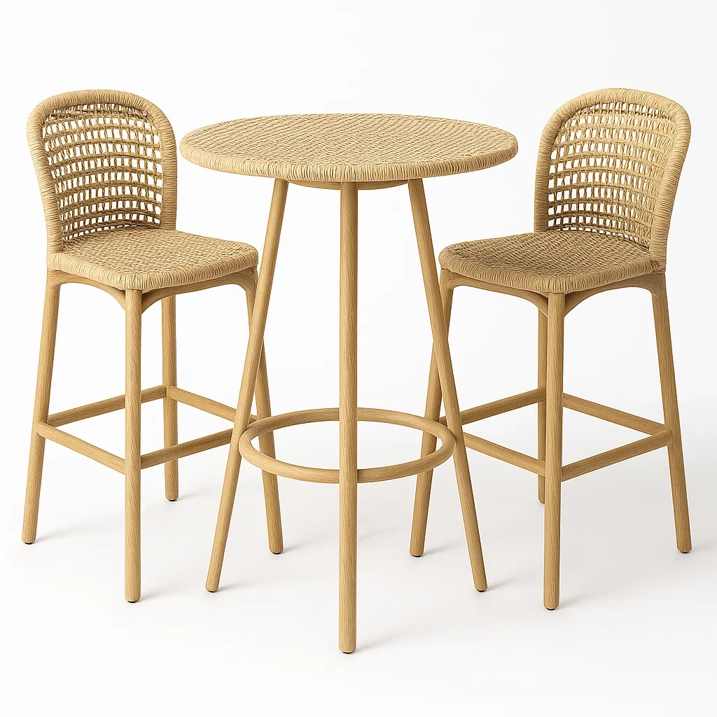 Mobilier de terrasse,Ensemble de bar de terrasse-Homelvena