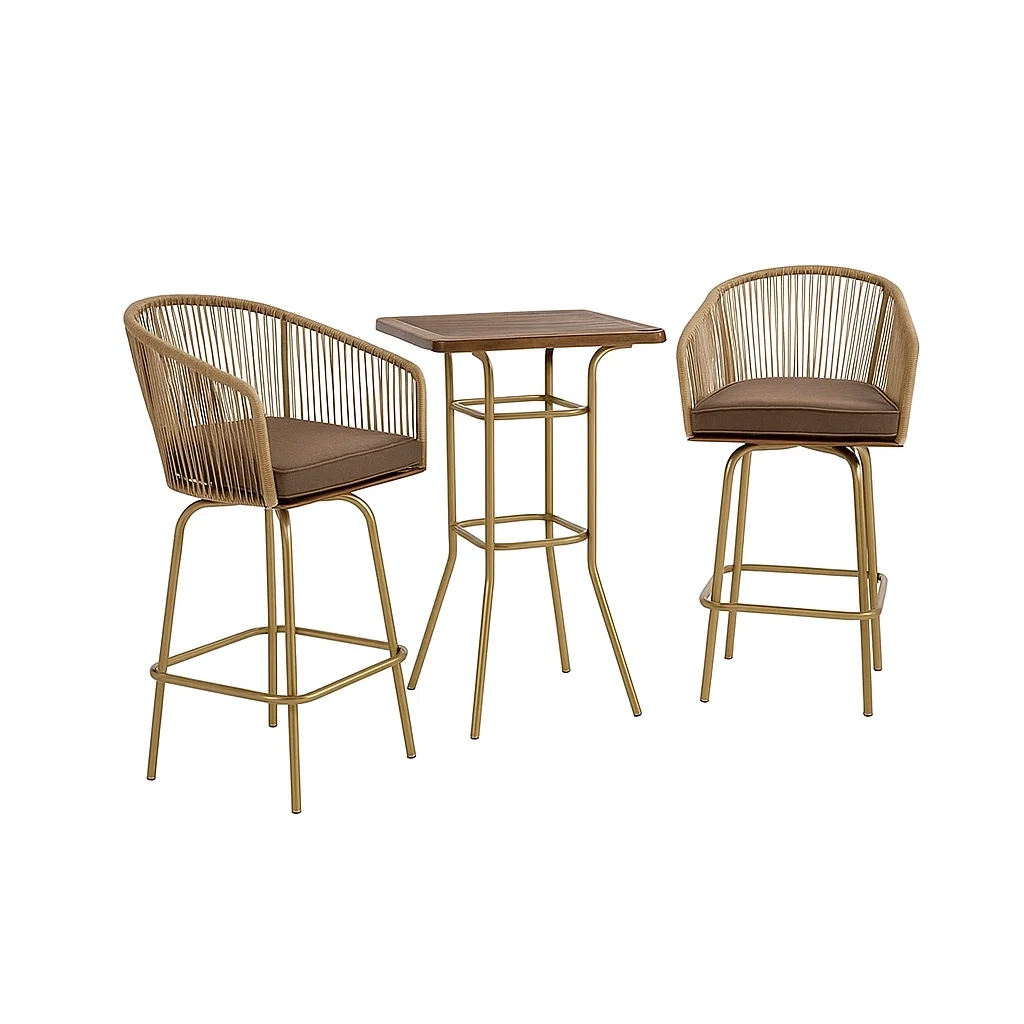 Mobilier de terrasse,Ensemble de bar de terrasse-Homelvena