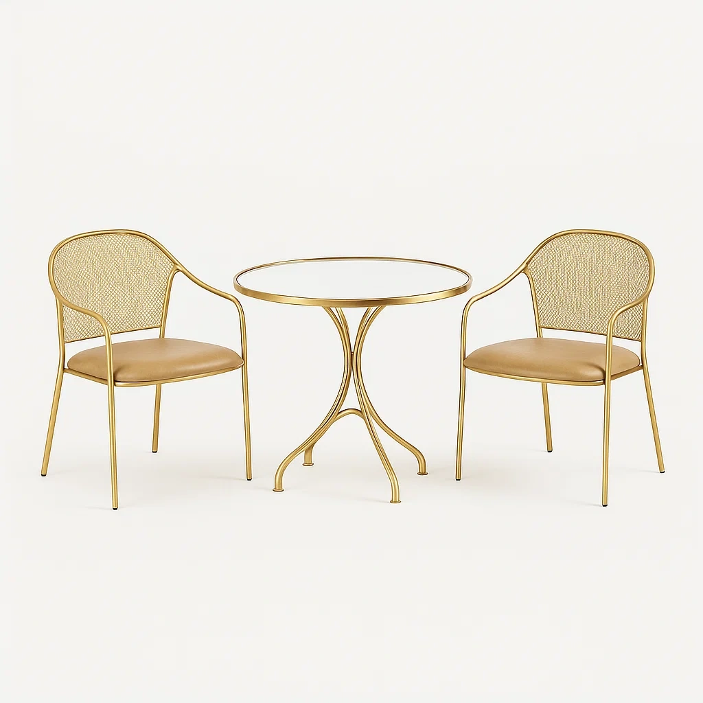 Mobilier de terrasse,Petit ensemble bistrot de terrasse-Homelvena