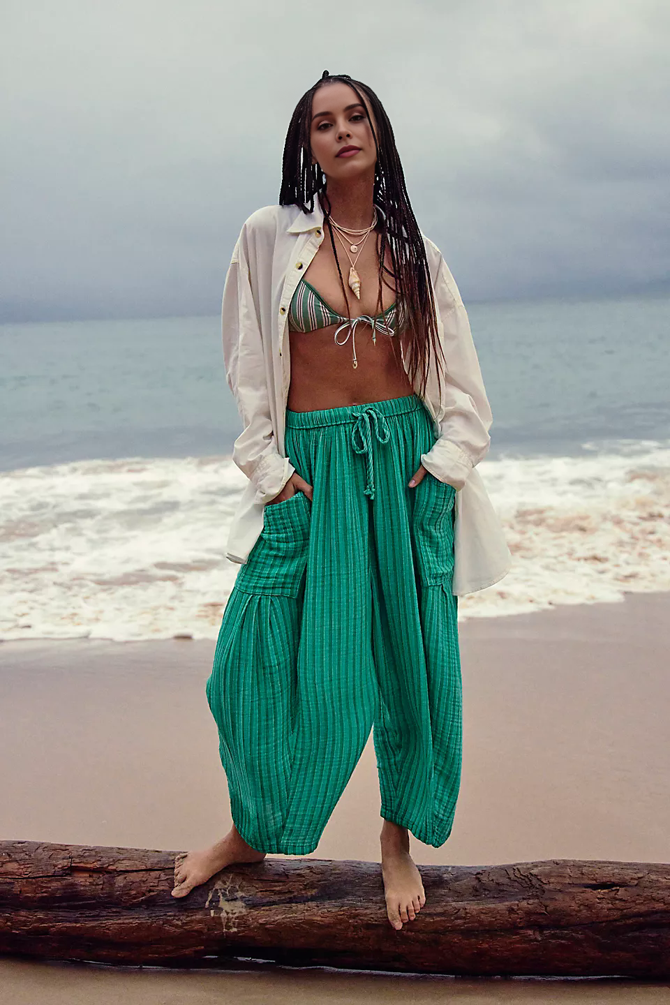 Last Day 50% OFF🔥Cozy Quinn Striped Pants (Buy 2 Free Shipping)
