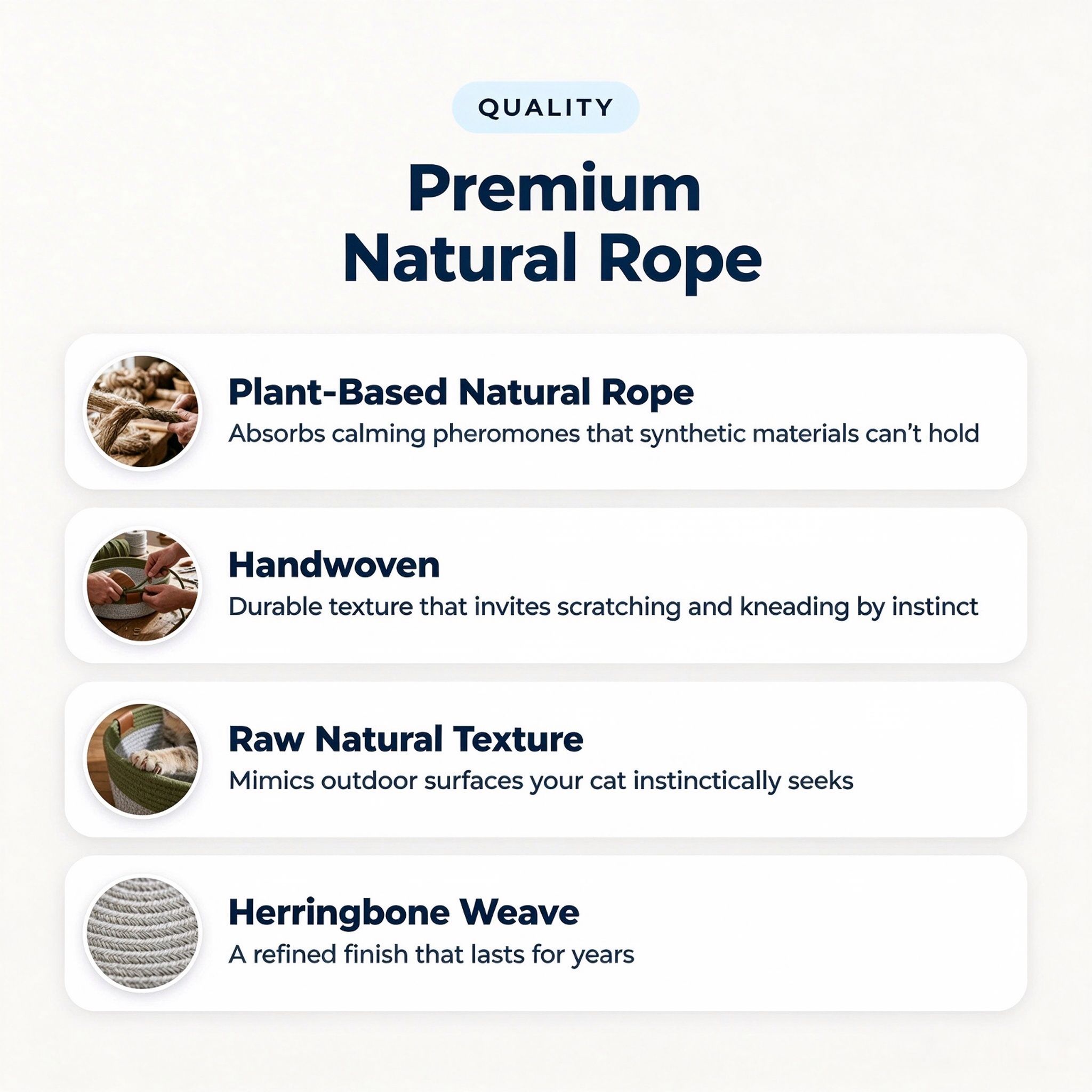 A Hand-Woven Natural Sanctuary for Your Indoor Cat