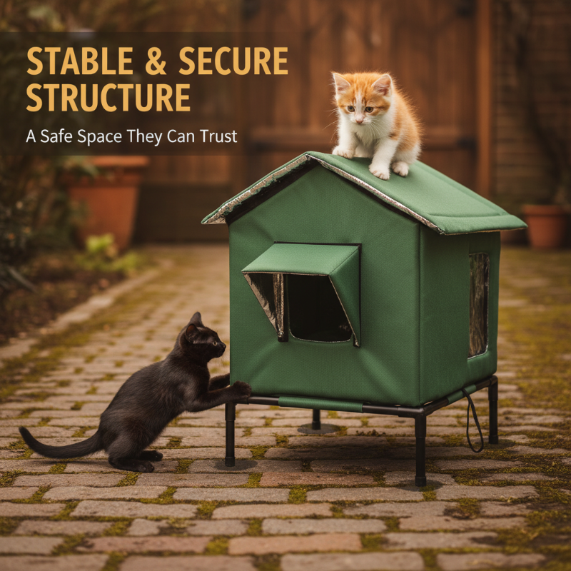 Outdoor cat shelter construction