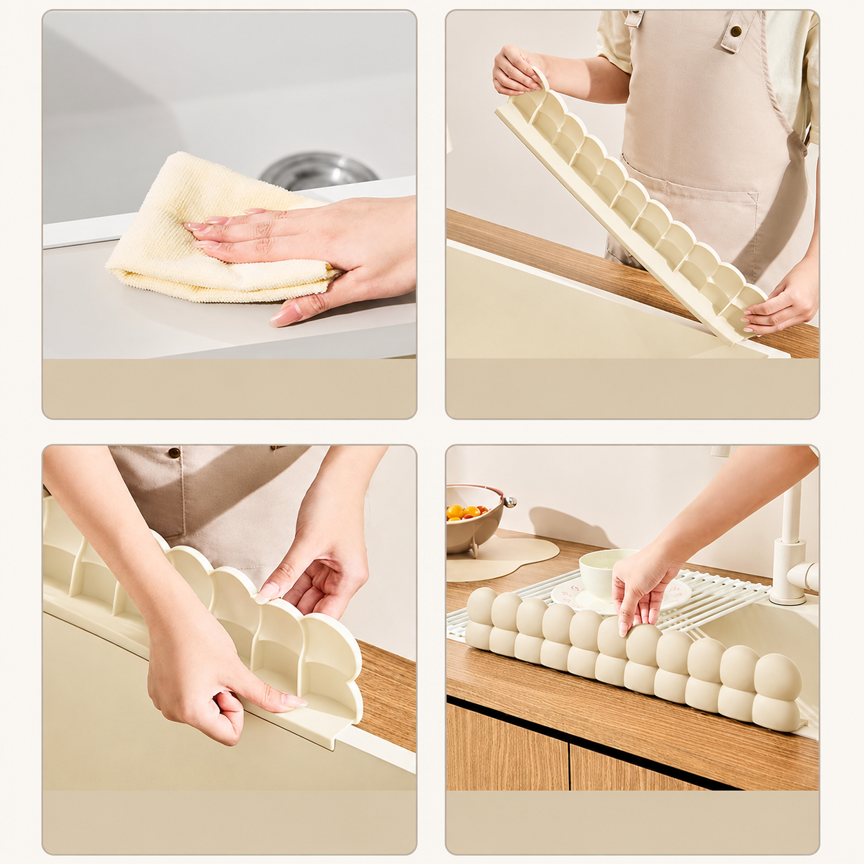 DrySink™ Silicone Sink Splash Guard – Keep Clothes & Countertops Dry