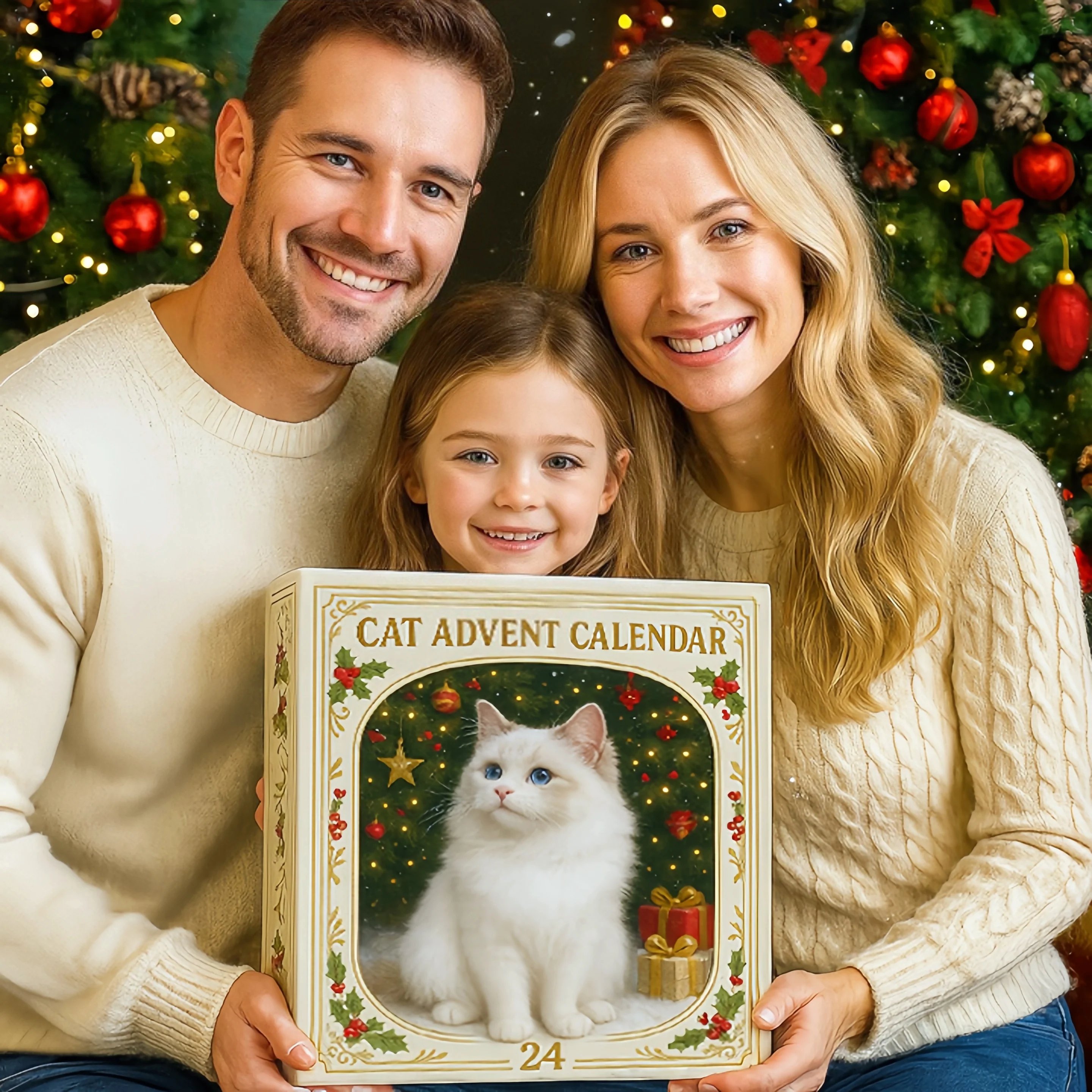 🔥LAST DAY 50% OFF 🎄💥Advent Calendar 2026 Cat Advent Calendar - Giftfor Adults Friends CatOwners and Lovers Christmas Holiday Countdown Gift🐈