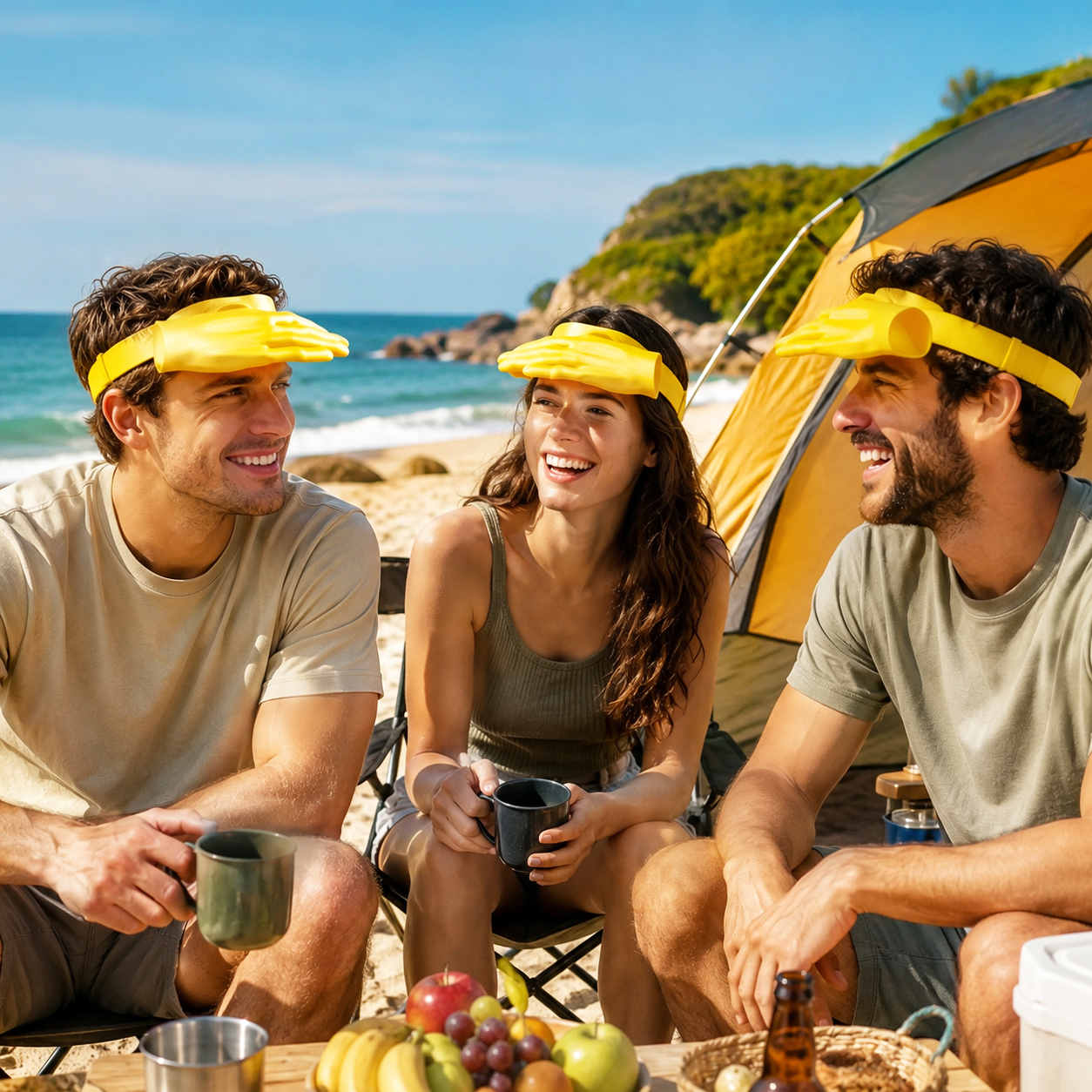🌞 Playful Hand Shade Hat – Spark Laughter Everywhere 🤣