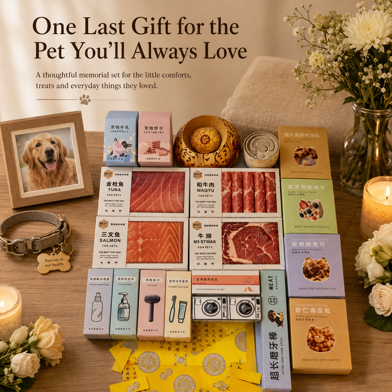 21-Piece Pet Memorial Remembrance Set