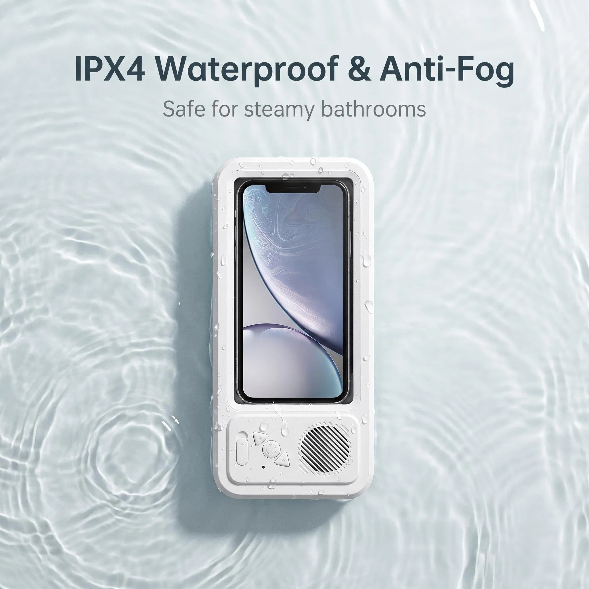 Waterproof Shower Bluetooth Speaker Screen